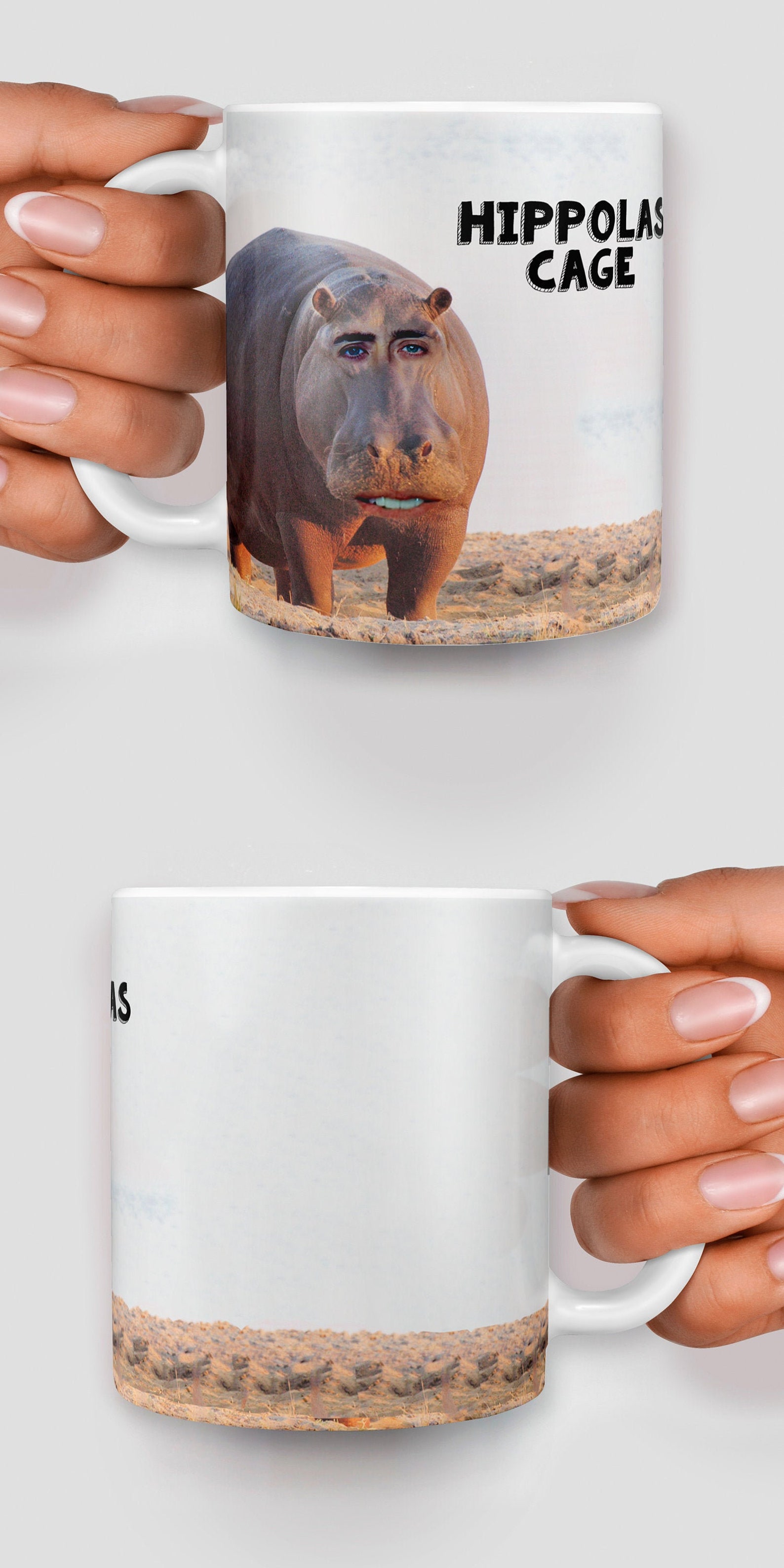 Hippolas Cage Nicolas Cage mug Taza de Navidad Taza Etsy