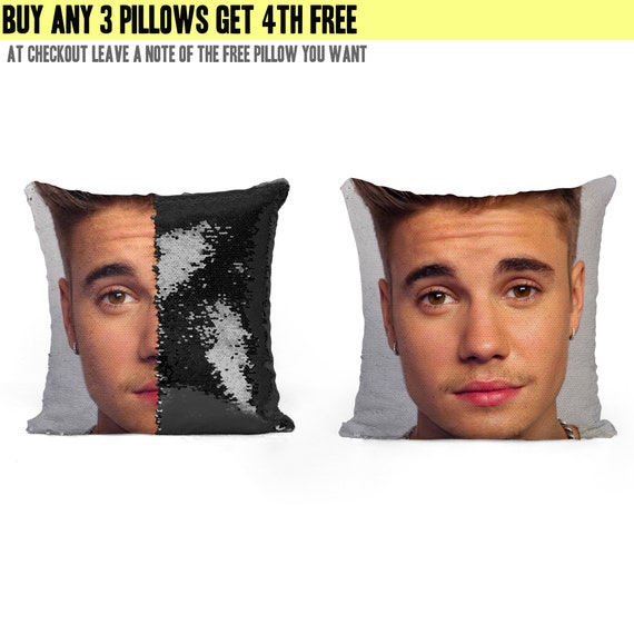 Justin sequin pillow sequin pillowcase Two Toned Sequin Throw Pillow Case