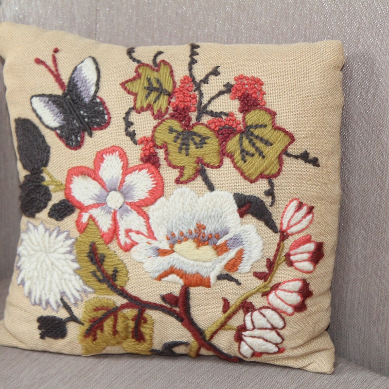 A little impromptu tour of my needlepoint pillow collection