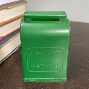Watkins Razor Blade Bank rare & hard to find vintage razor blade disposal box J.R. Watkins collectors item