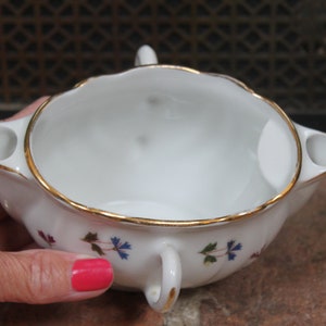 French Double Spout Gravy Separator by L.F. Veritable Porcelaine (Limoges) double handle gravy boat