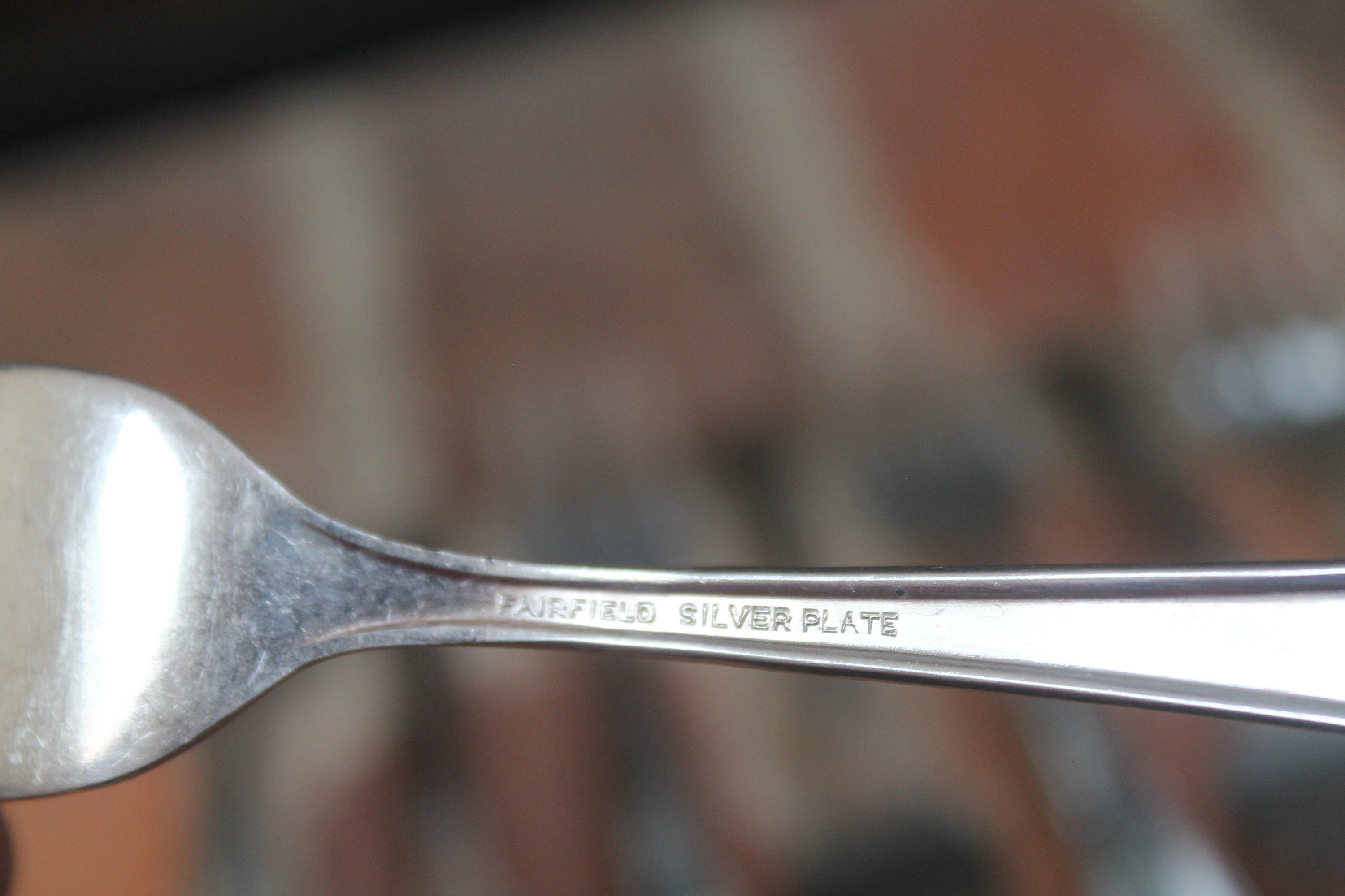 果物 forkayolivewell Eight 8 Fairfield Silver Plate Dessert or Salad Forks 1915