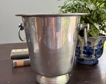 1930年代のフランス製アンティークシャンパンクーラー、アイス