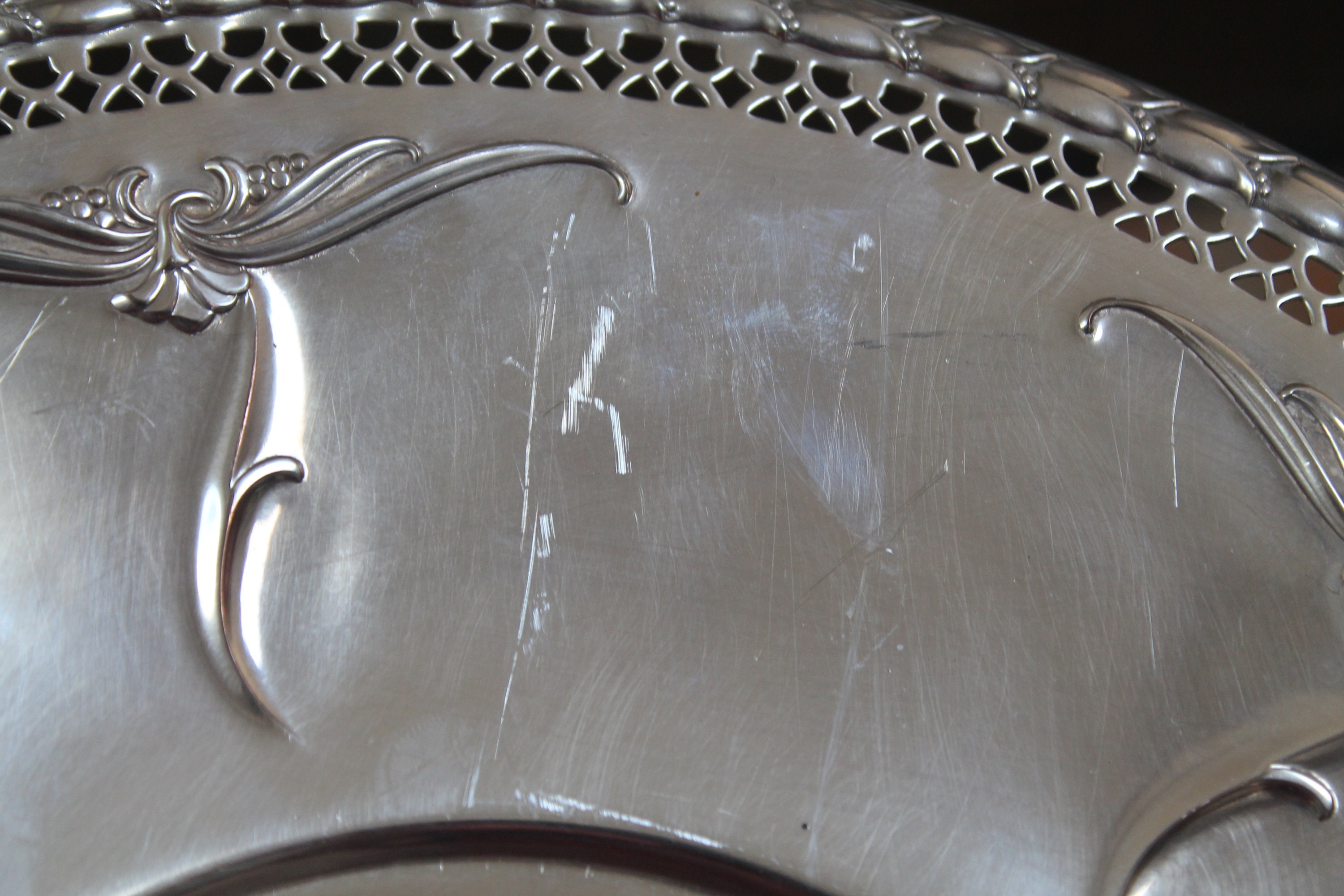 Fantasy Tudor Plate Silver Plate Tray or Server 11 Round Etsy