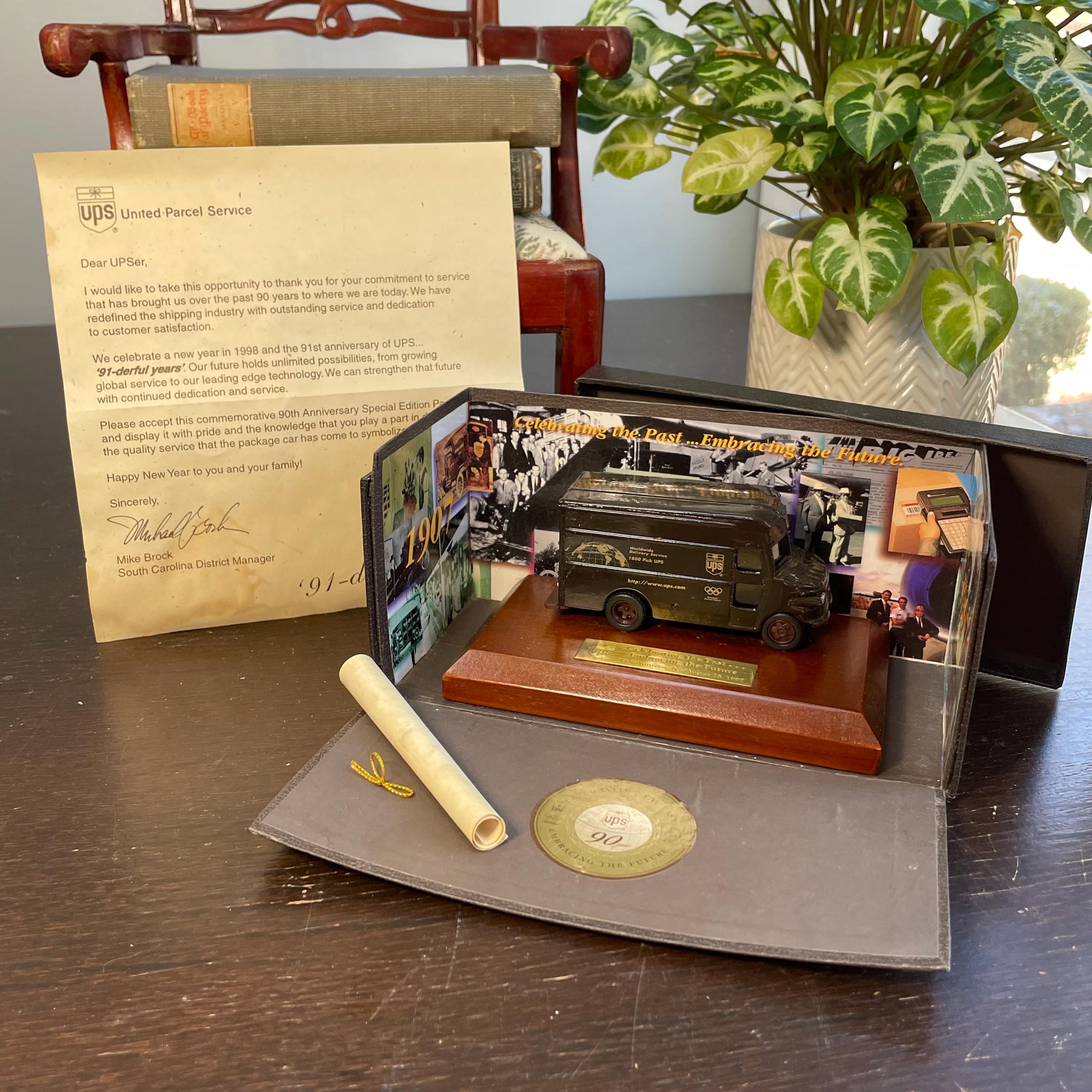 UPS Die Cast Truck 1997 for Their 90th Anniversary With Original