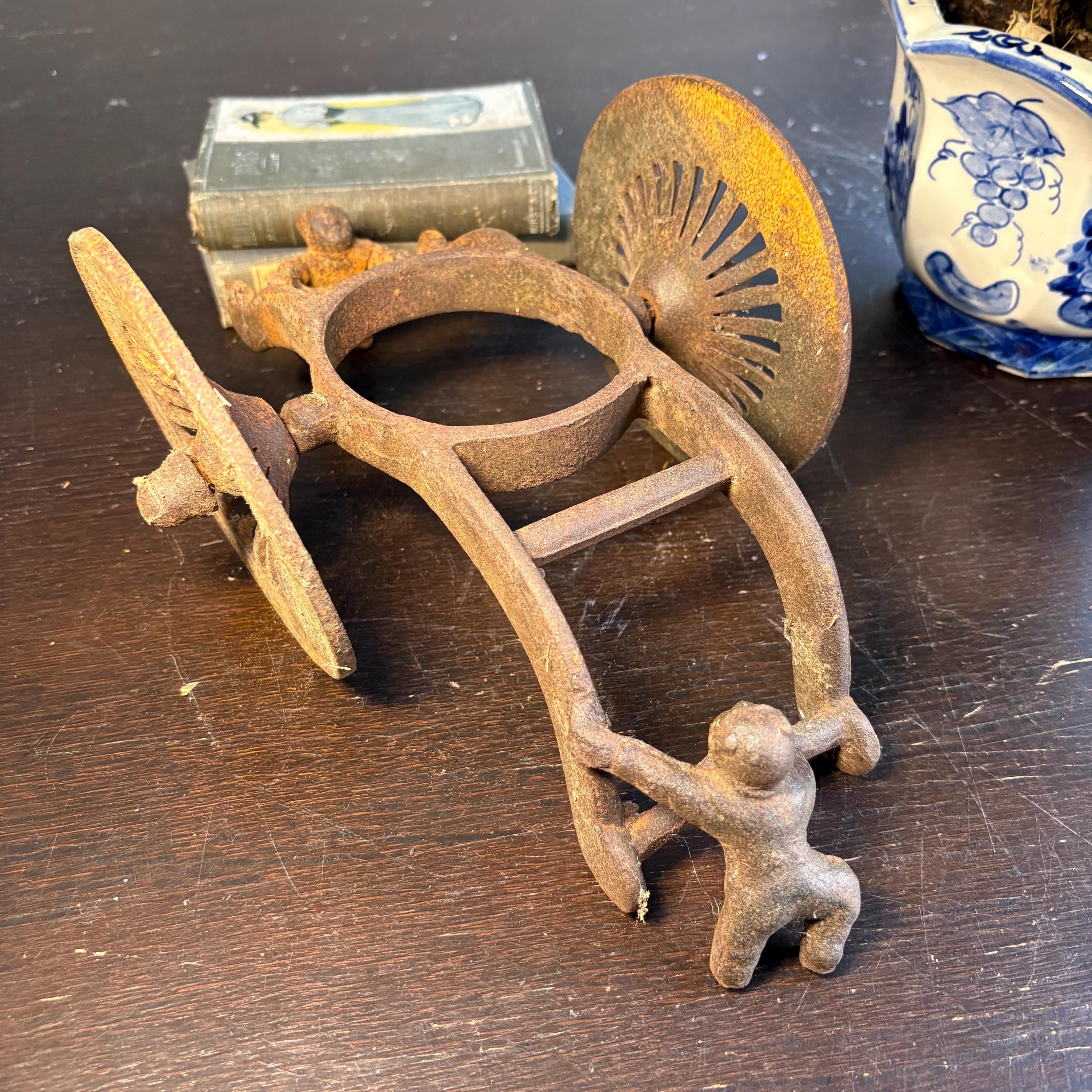 Vintage Japanese Cast Iron Planter - Etsy