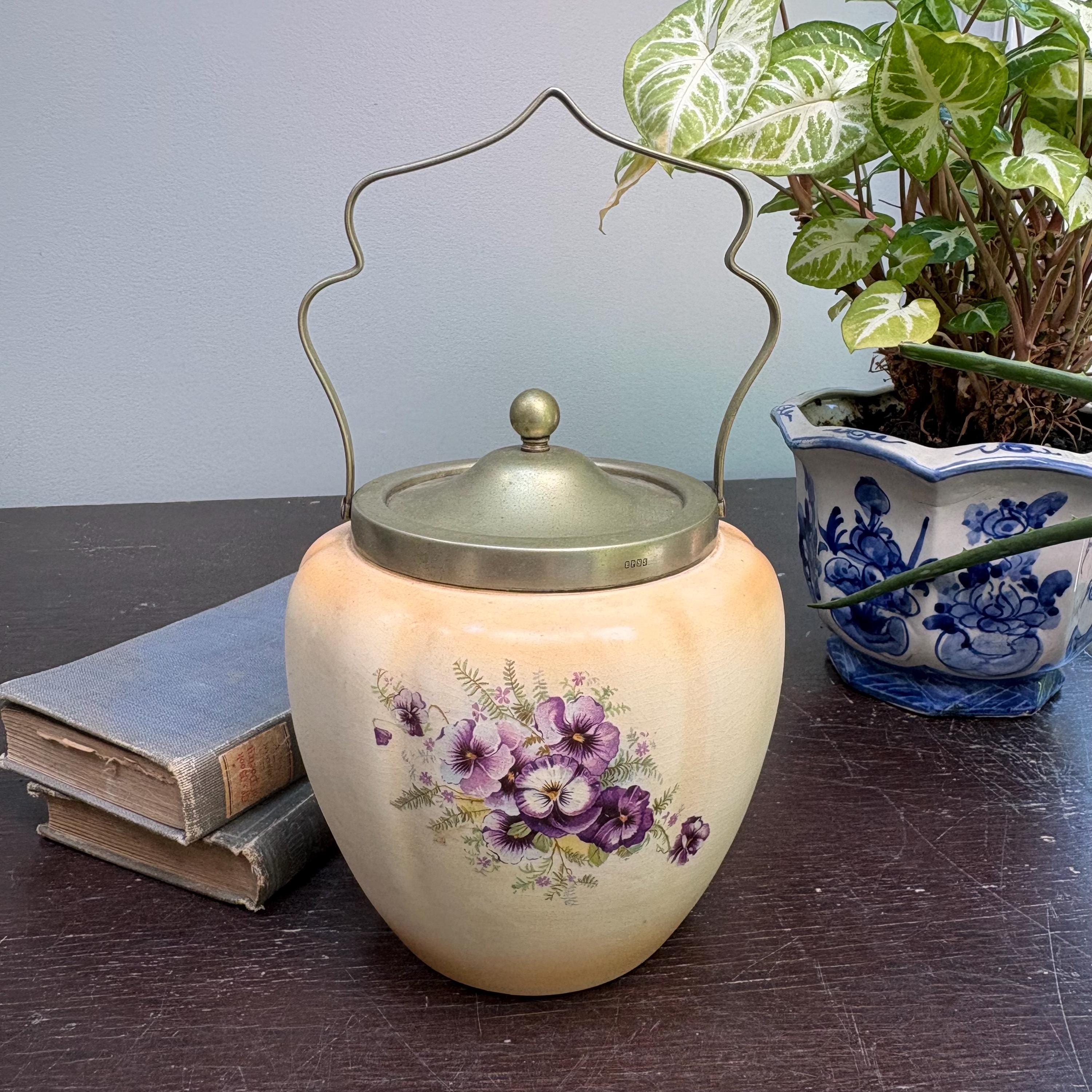 Antique biscuit jar - Etsy 日本