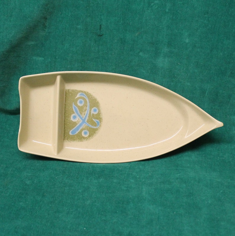 ever unison melamine ware sushi boat serving dish tray etsy