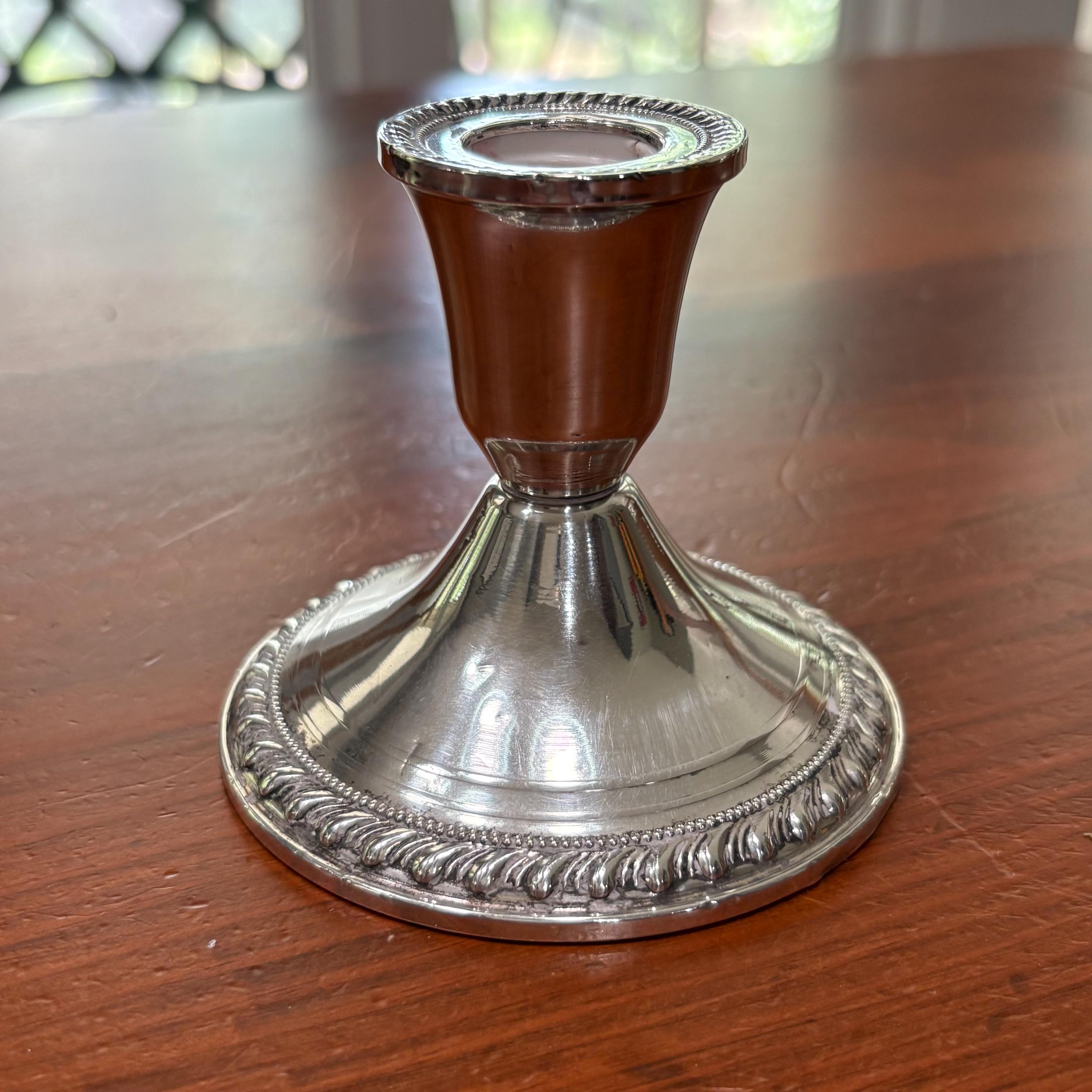 Sterling Weighted Candlesticks - Etsy
