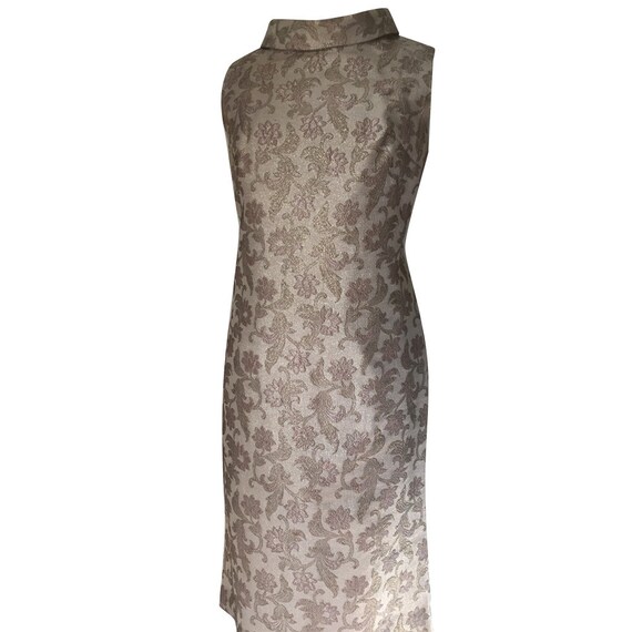 brocade shift dress