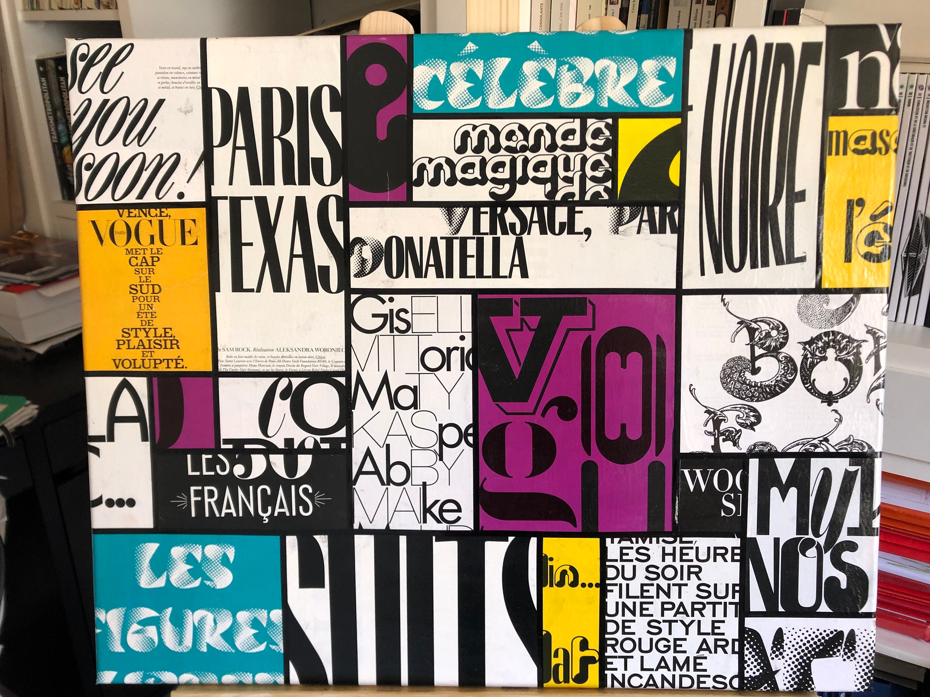 Tableau Collage Mondrian #2