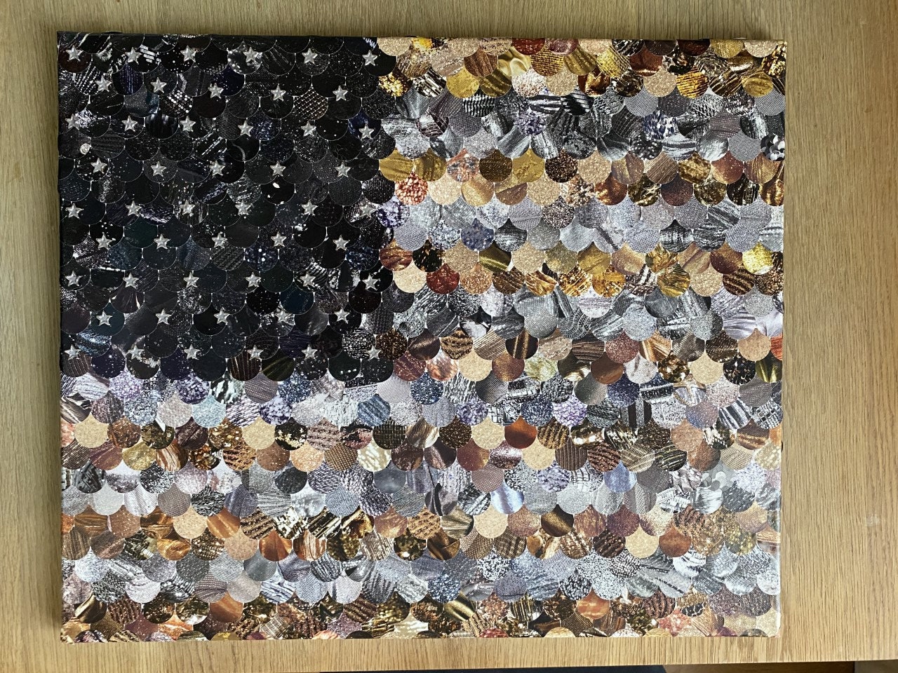 Collage Tableau Drapeau Américain