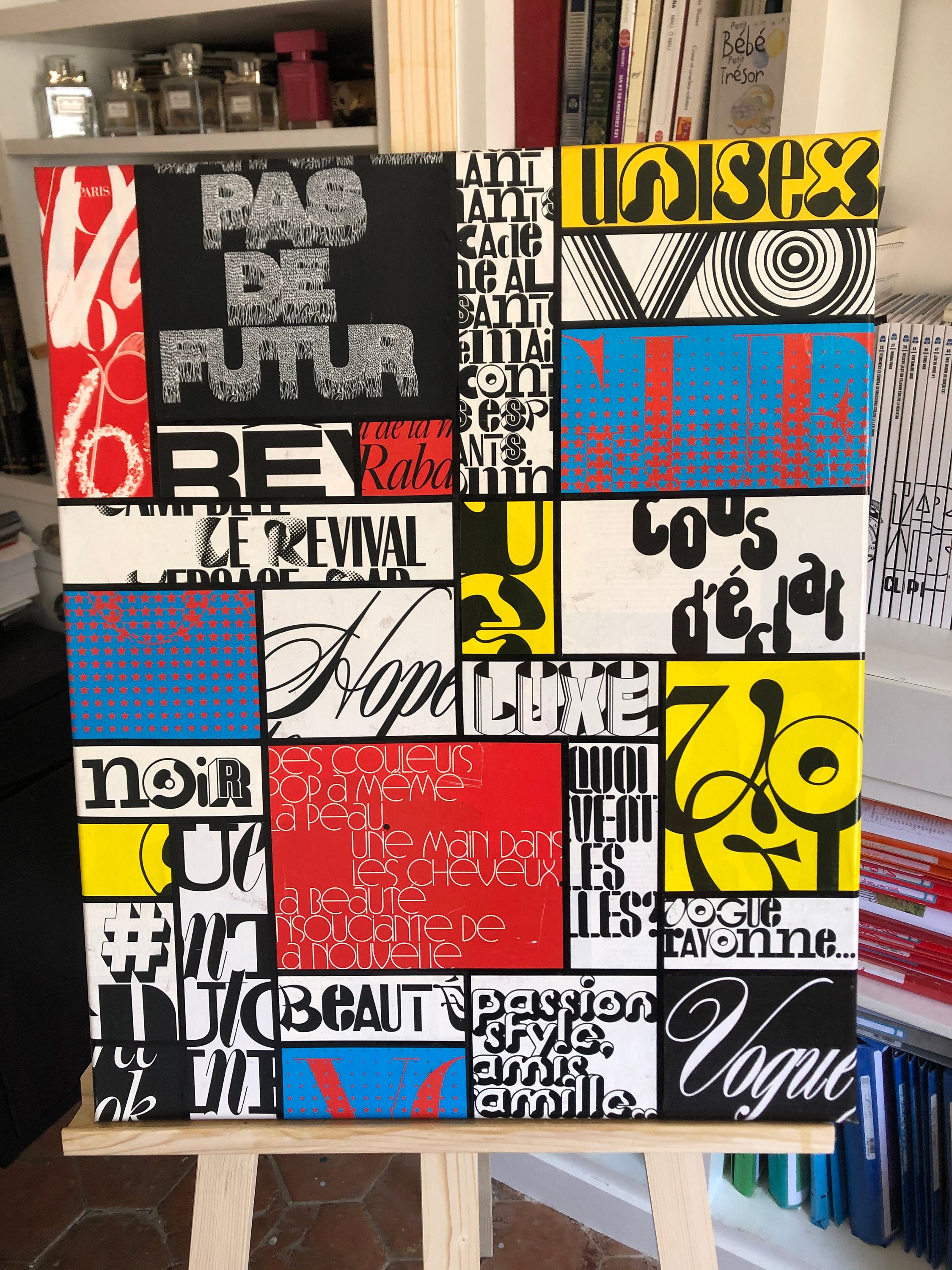 Tableau Collage Mondrian #1