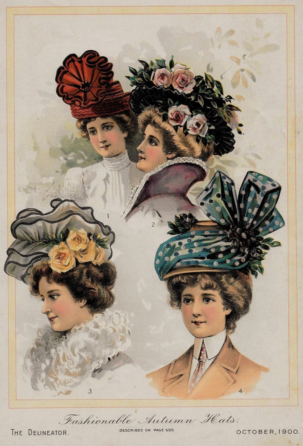 1900 MATTED PICTURE Victorian Women 