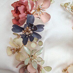 Spring Flower Crown- 'may'. Bridal Hair Accessories. Floral Bridal Hair ...