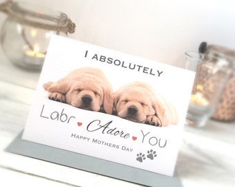 Mothers Day Card, Dog Mothers Day, Dog Mothers Day Card, Love You Card, Happy Mothers Day, Mothers Day, Funny Mothers Day Card, Dog Card