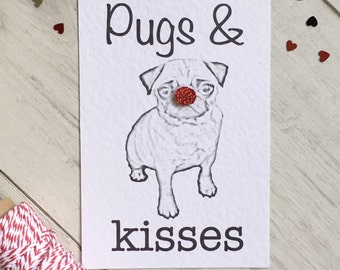 Pug Christmas Card, Pugs at Christmas, Funny Pug Card, Dog Birthday, Birthday Pug Card, Pug Greetings Card, Funny Pug Card, Birthday Card