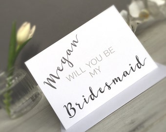 Will You be My Bridesmaid Card, Will You Be Card, Bridesmaid Card, Bridesmaid Invite Card, Bridesmaid Invite, Will You Be Card, Bridesmaid
