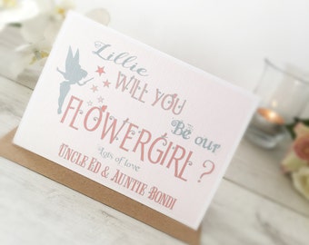 flower girl invitation ideas