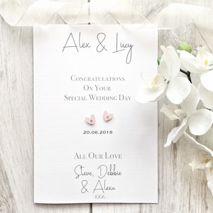 Personalised Wedding Card, Wedding Day Card, Couples Wedding Card, Personalised Card, Personalised Wedding Day Card, Wedding Card, Wedding