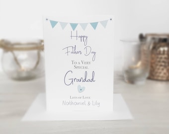 Personalised Fathers Day Card, Grandad Fathers Day Card, Card for Grandad, Fathers Day, Fathers Day Card, Grandad Card, Happy Fathers Day