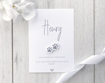 Pet Bereavement Sympathy Card, Loss of a Pet Card, Loss of a Dog or Cat Card, Pet Memorial Card