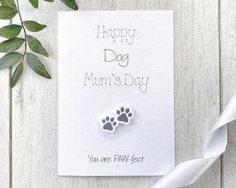 Happy Dog Mum's Day,  Birthday Card From the Dog, Fur Mum Mothers Day, Dog Mum's Day, Doggy Mamma, Furry Kids, From the Dog, (SKU DOG)