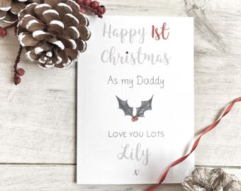 to my daddy on our first christmas