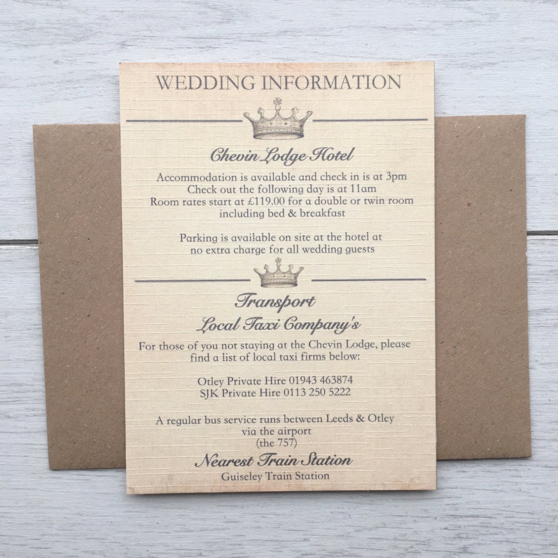 Personalised Destination Wedding Invitation Vintage Telegram Etsy UK