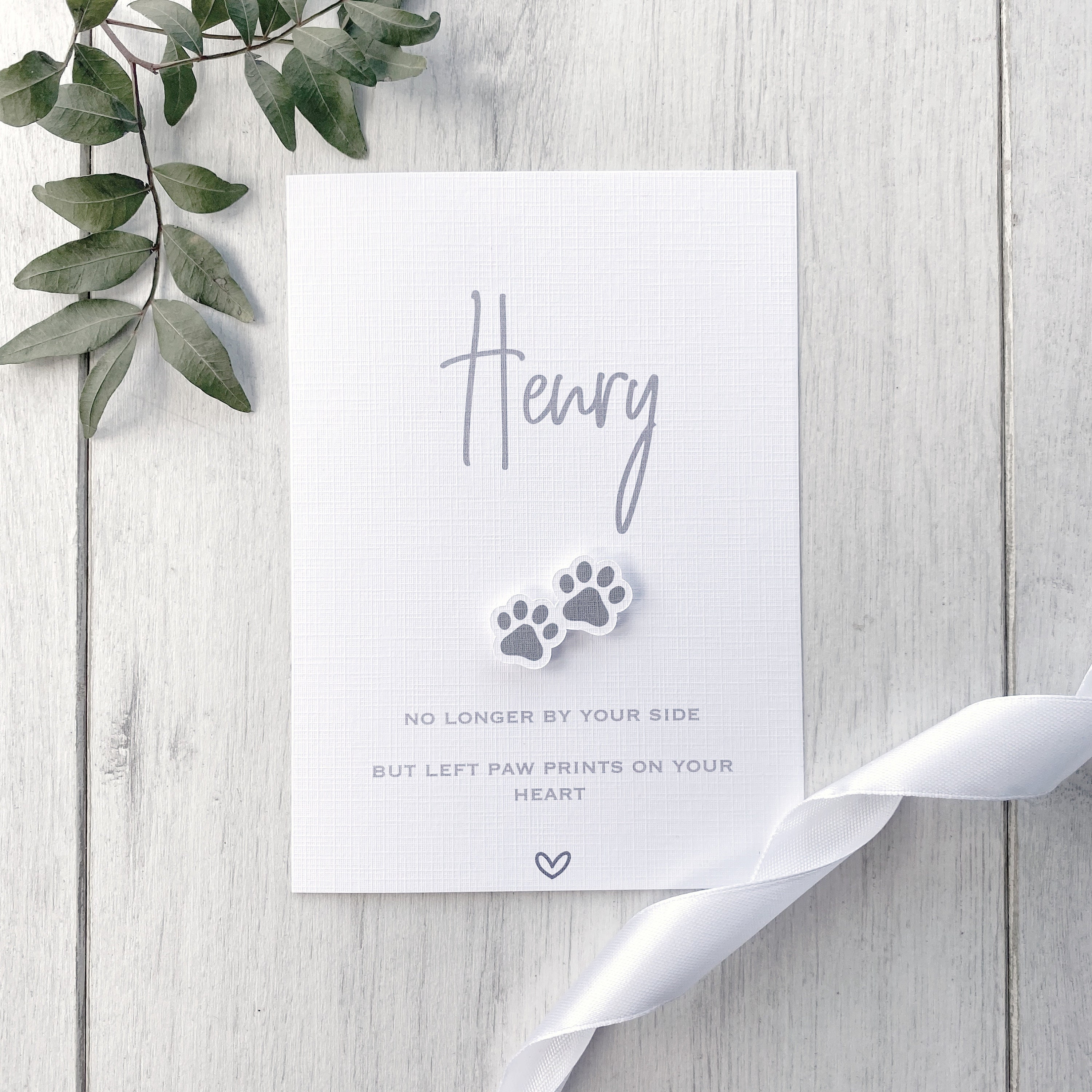 Pet Bereavement Sympathy Card Loss of a Pet Card Loss of a - Etsy