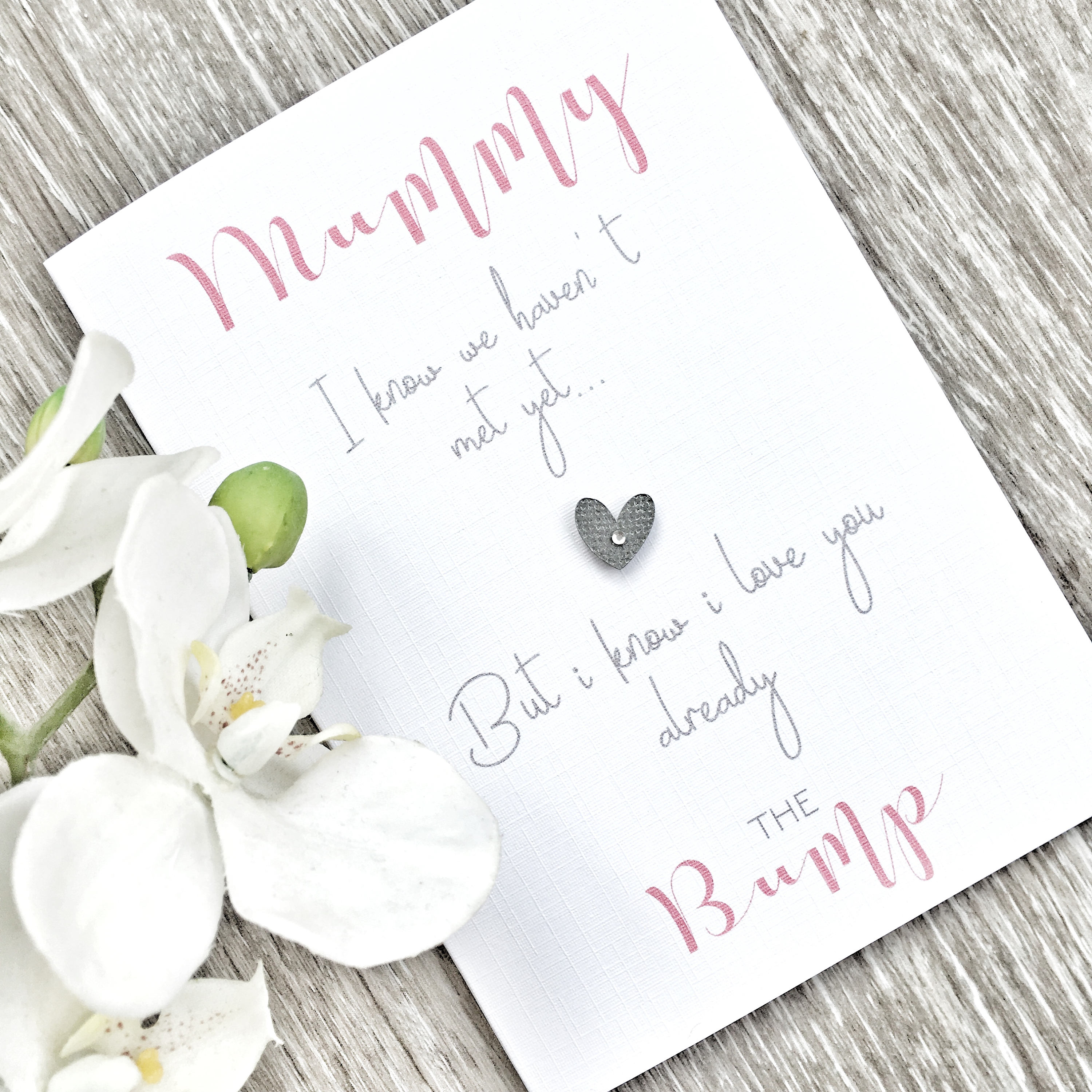 Mummy to Be Mothers Day Card, Mummy to Be From the Bump Mothers Day ...