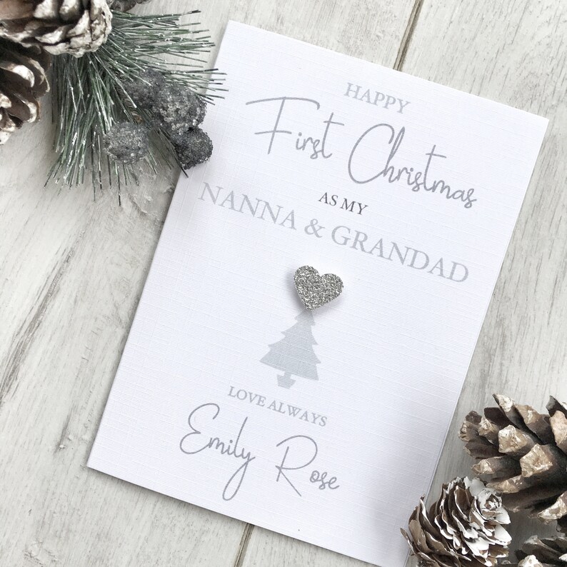 Personalized First Christmas As Grandparents Ornament, Baby's 1st