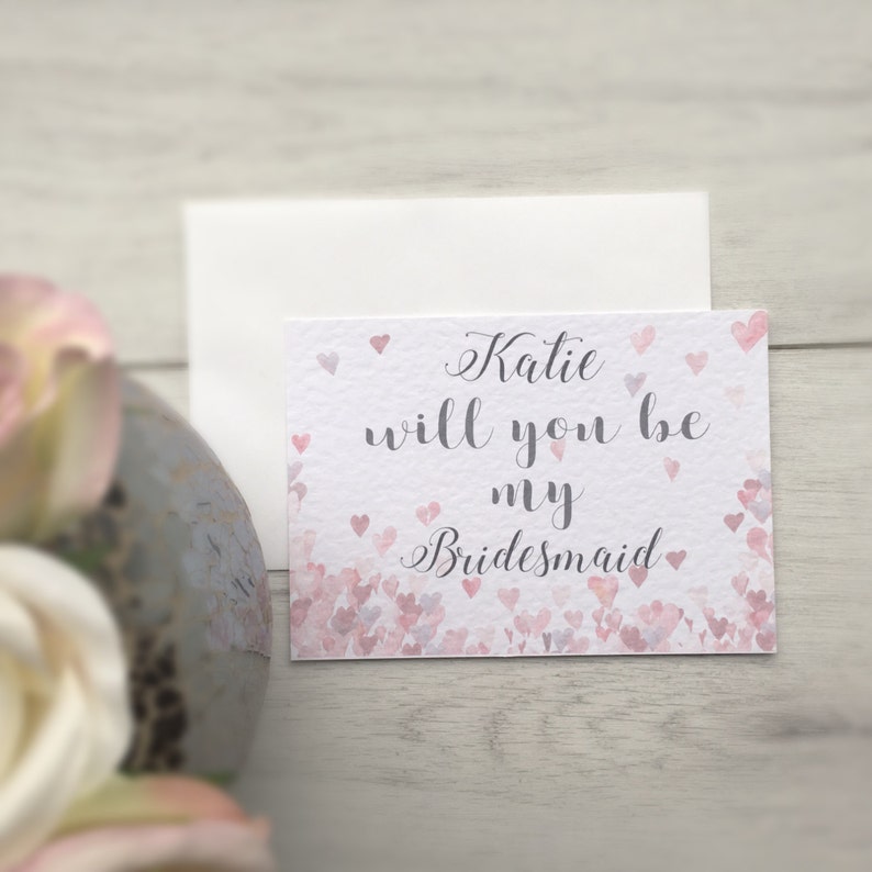 Bridesmaid Invite Card Will You Be Card Bridesmaid Invite Will You be My Bridesmaid Card Bridesmaid Bridesmaid Card Will You Be Card