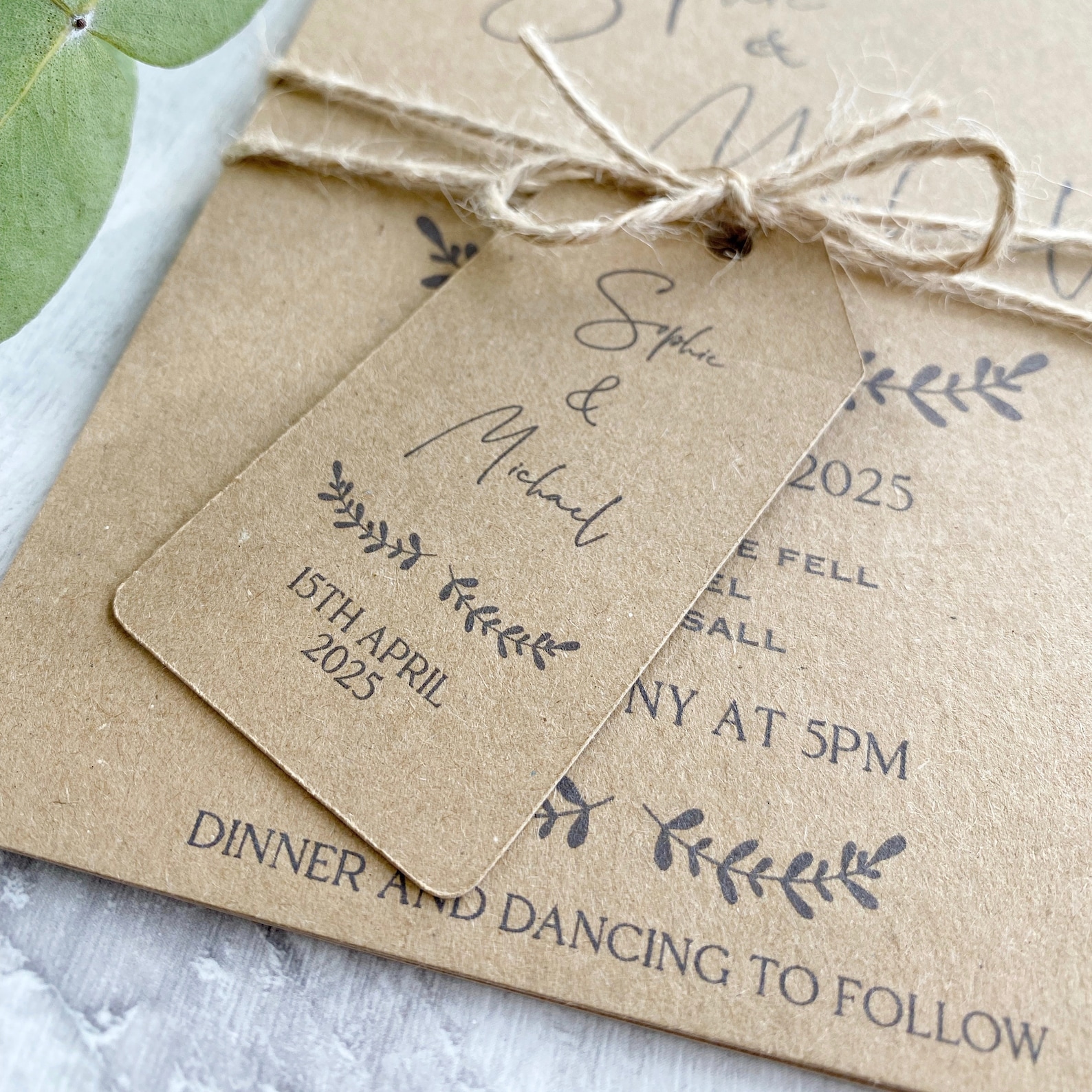 Rustic Wedding Invitation, Wreath Wedding Invite, Spring Wedding ...