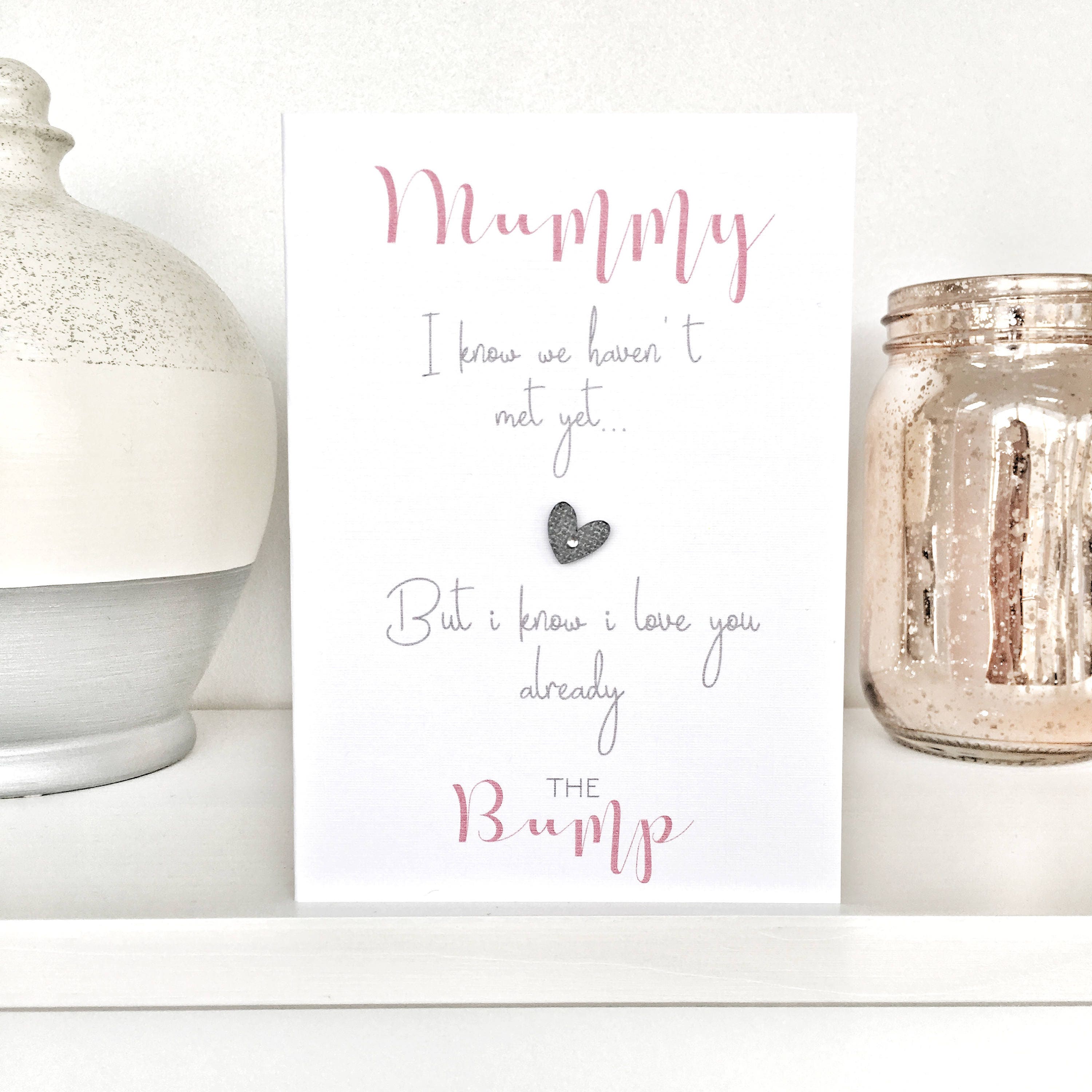 Mummy to Be Mothers Day Card, Mummy to Be From the Bump Mothers Day ...