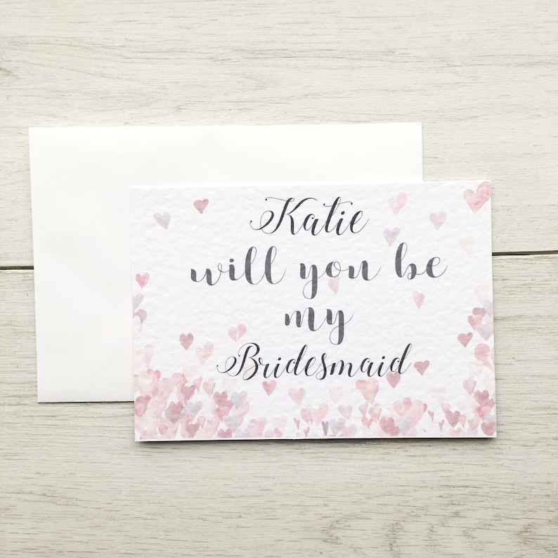 Bridesmaid Invite Card Will You Be Card Bridesmaid Invite Will You be My Bridesmaid Card Bridesmaid Bridesmaid Card Will You Be Card