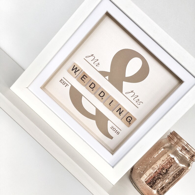 Personalised Wedding Frame gift Personalised Wedding Gift Etsy