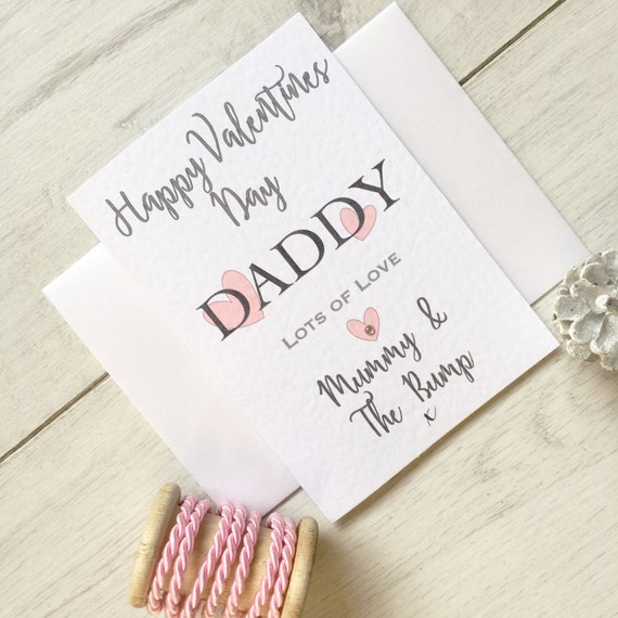 valentines card to daddy