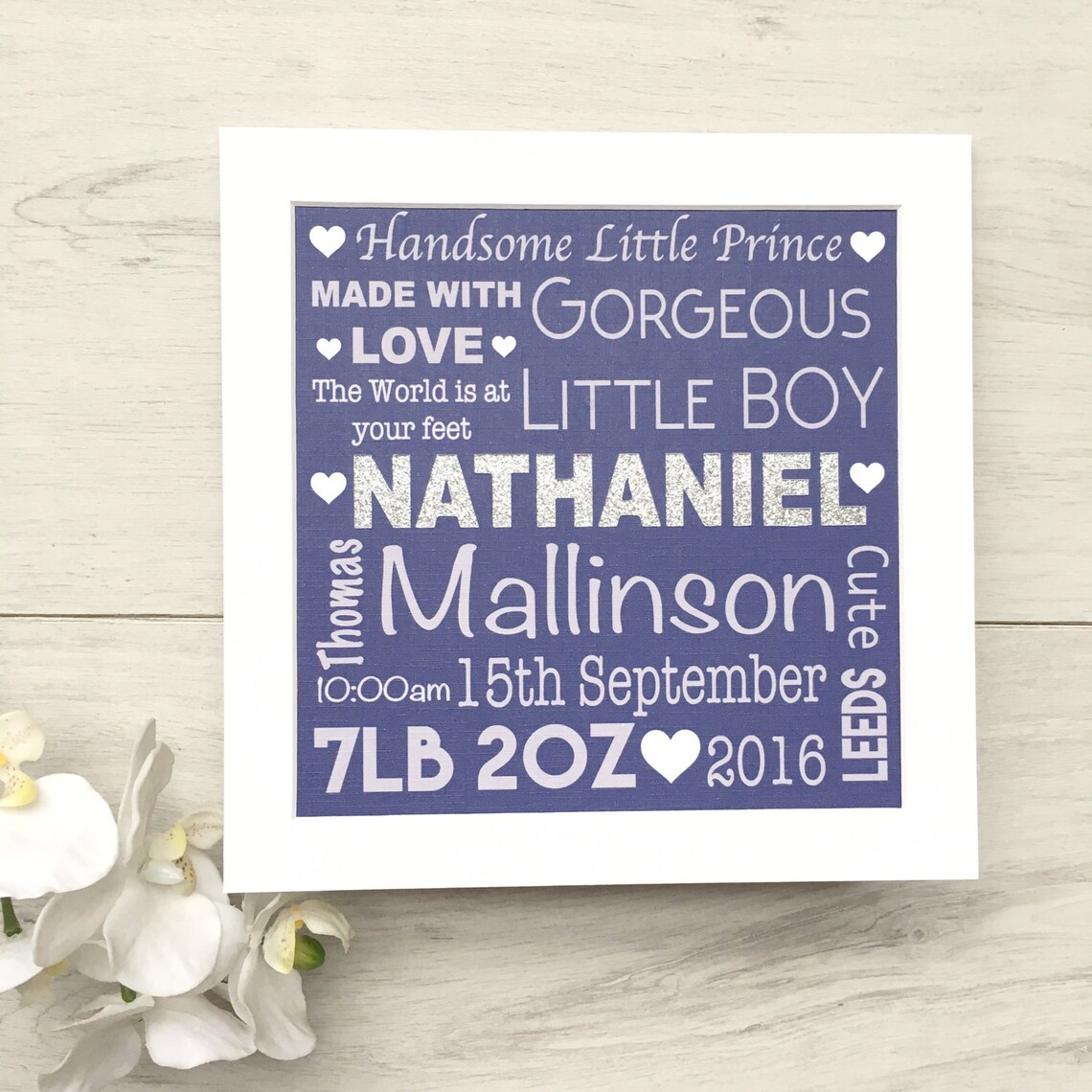 Personalised Newborn Gift Print New Baby Gift New Baby Etsy UK