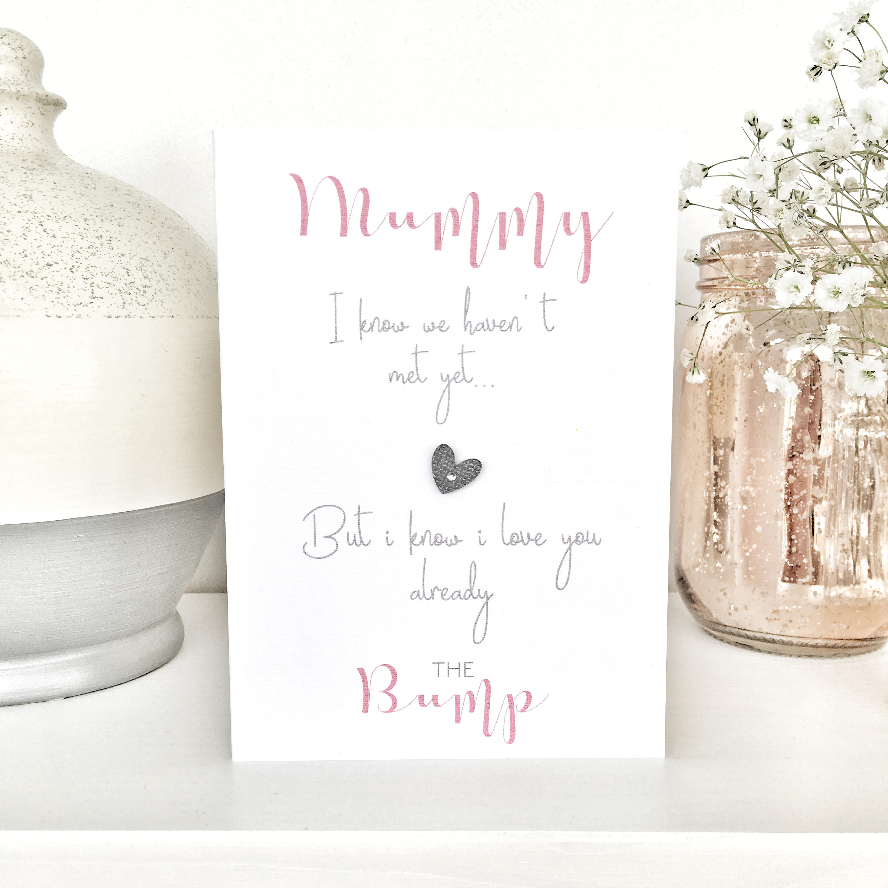 Mummy to Be Mothers Day Card, Mummy to Be From the Bump Mothers Day ...
