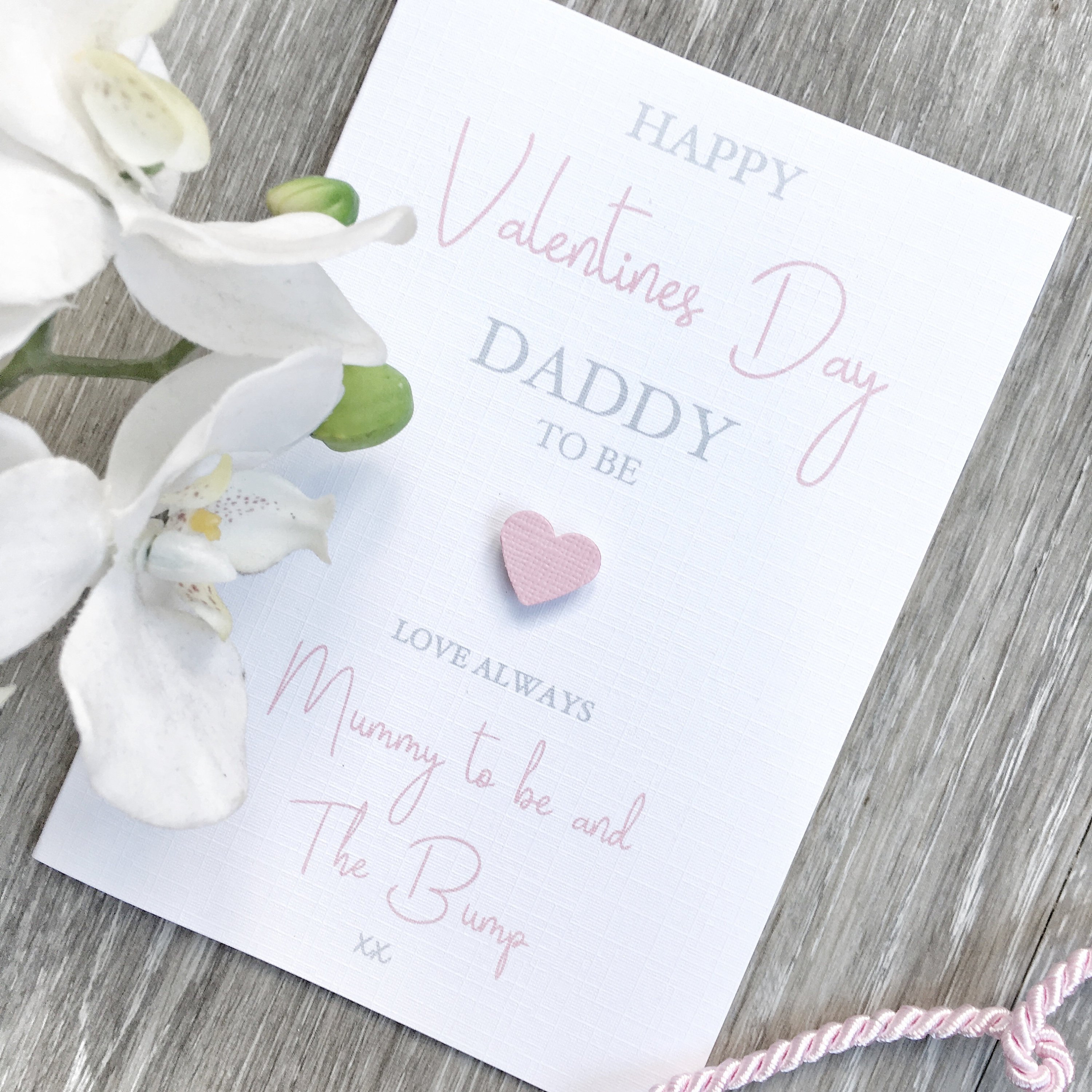 daddy valentines card from bump