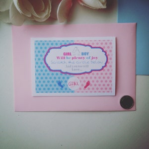 Faire-part de bébé, bébé révèlent carte à gratter, bébé révèlent Prop, bébé révèlent, nouveauté, Baby Shower, fête de bébé, Shower de bébé révèlent