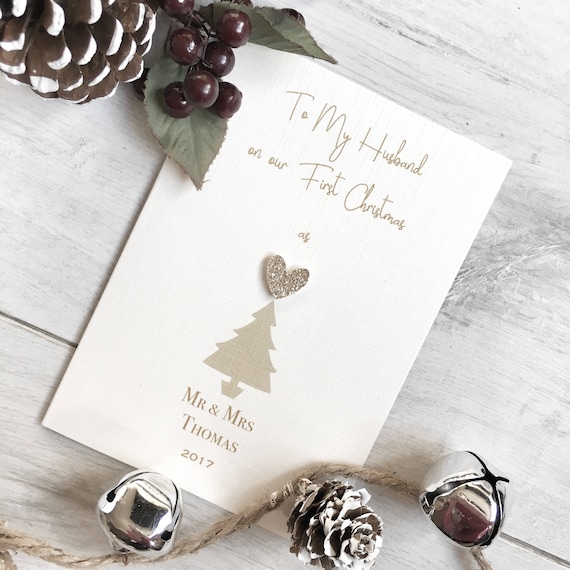 Personalised First Christmas Card First Christmas Card Etsy UK Personalised First Christmas Card First Christmas Card Etsy UK