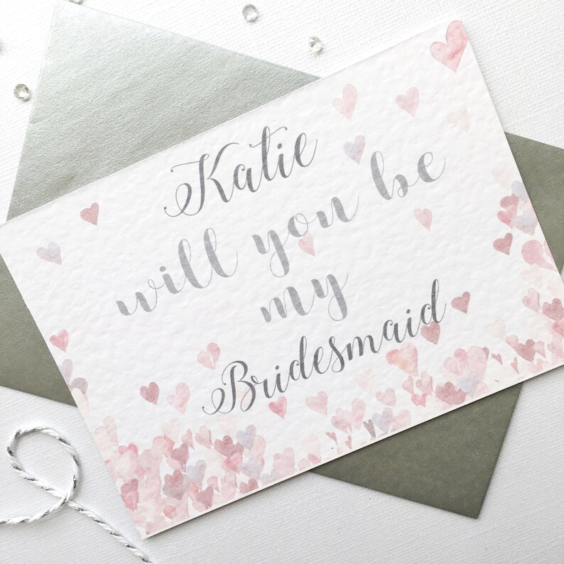Bridesmaid Invite Card Will You Be Card Bridesmaid Invite Will You be My Bridesmaid Card Bridesmaid Bridesmaid Card Will You Be Card