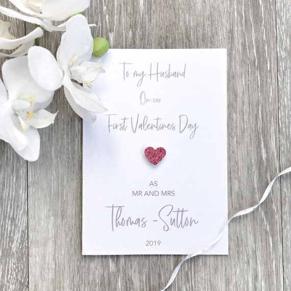 Personalised First Valentine Card for 