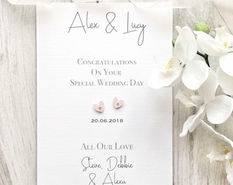 Personalised Wedding Card, Wedding Day Card, Couples Wedding Card, Personalised Card, Personalised Wedding Day Card, Wedding Card, Wedding