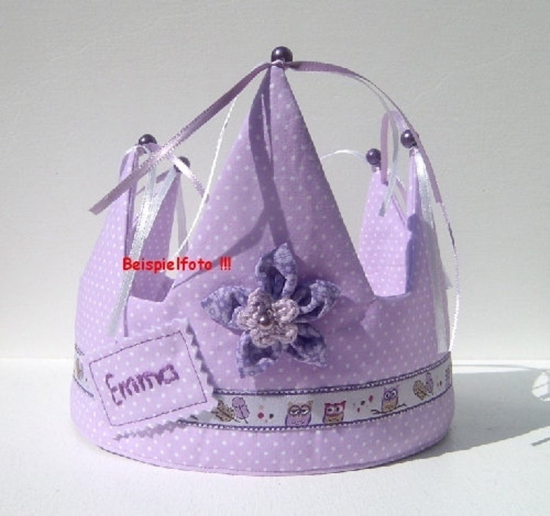 Name label your name on the birthday crown image 2