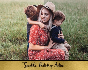 Sparkle Base Photoshop Action- Lifestyle Photo Edit