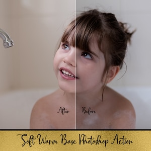 Soft Warm Base - Photo Editing Action - Photoshop Action