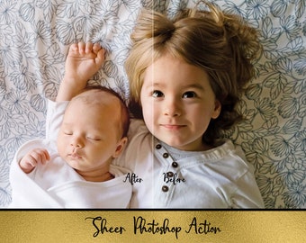 Sheer Base Photoshop Action- Lifestyle Photo Edit Action